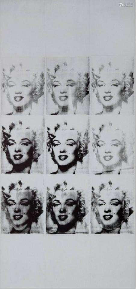 LOT LOT004 Andy Warhol Nine Marilyns